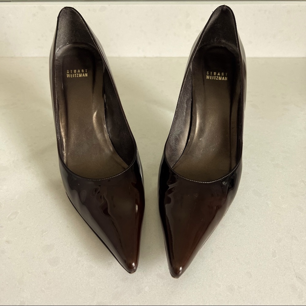 Stuart Weitzman Fever Brown Ombré Pump Size 12